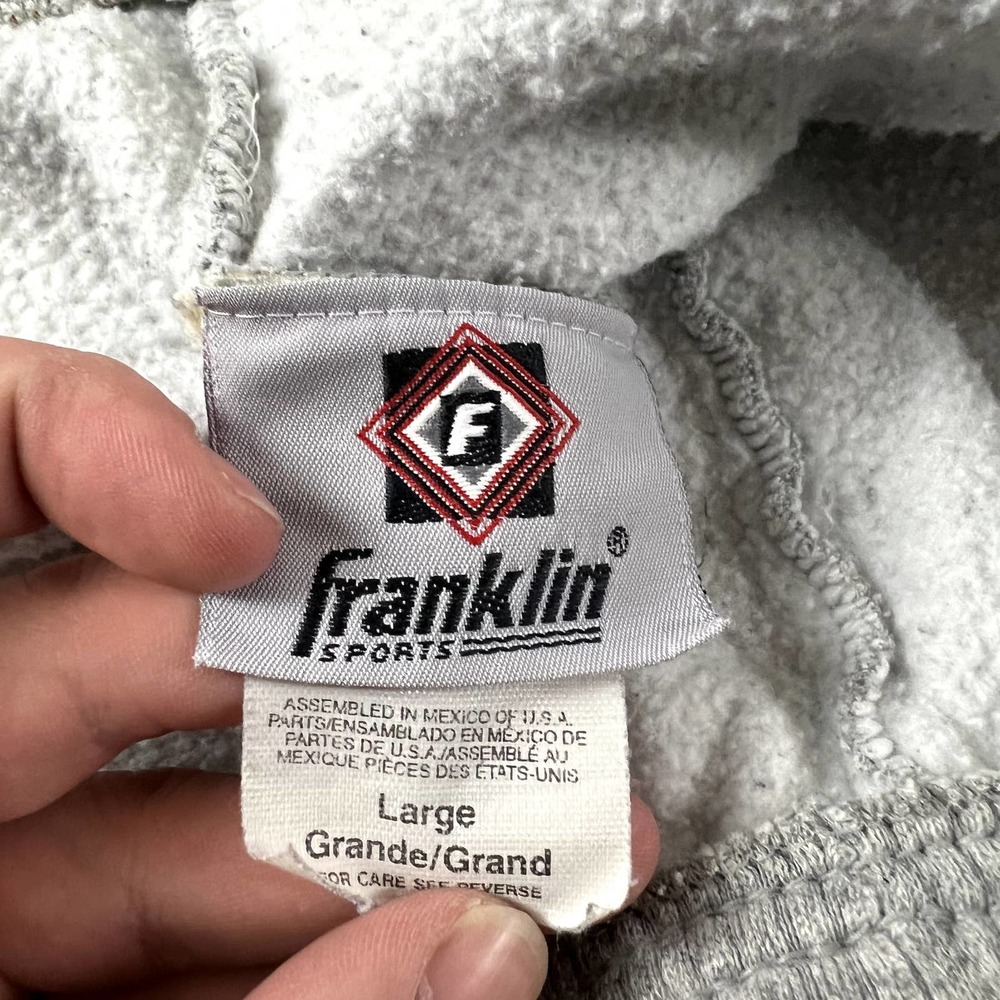 y2k franklin grey cuffed sweatpants size large